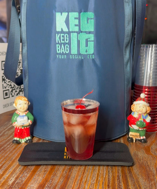 Naughty or Nice Christmas Punch: A Festive Blend of Wine, Cognac, and Cheer! 🍷🎄✨