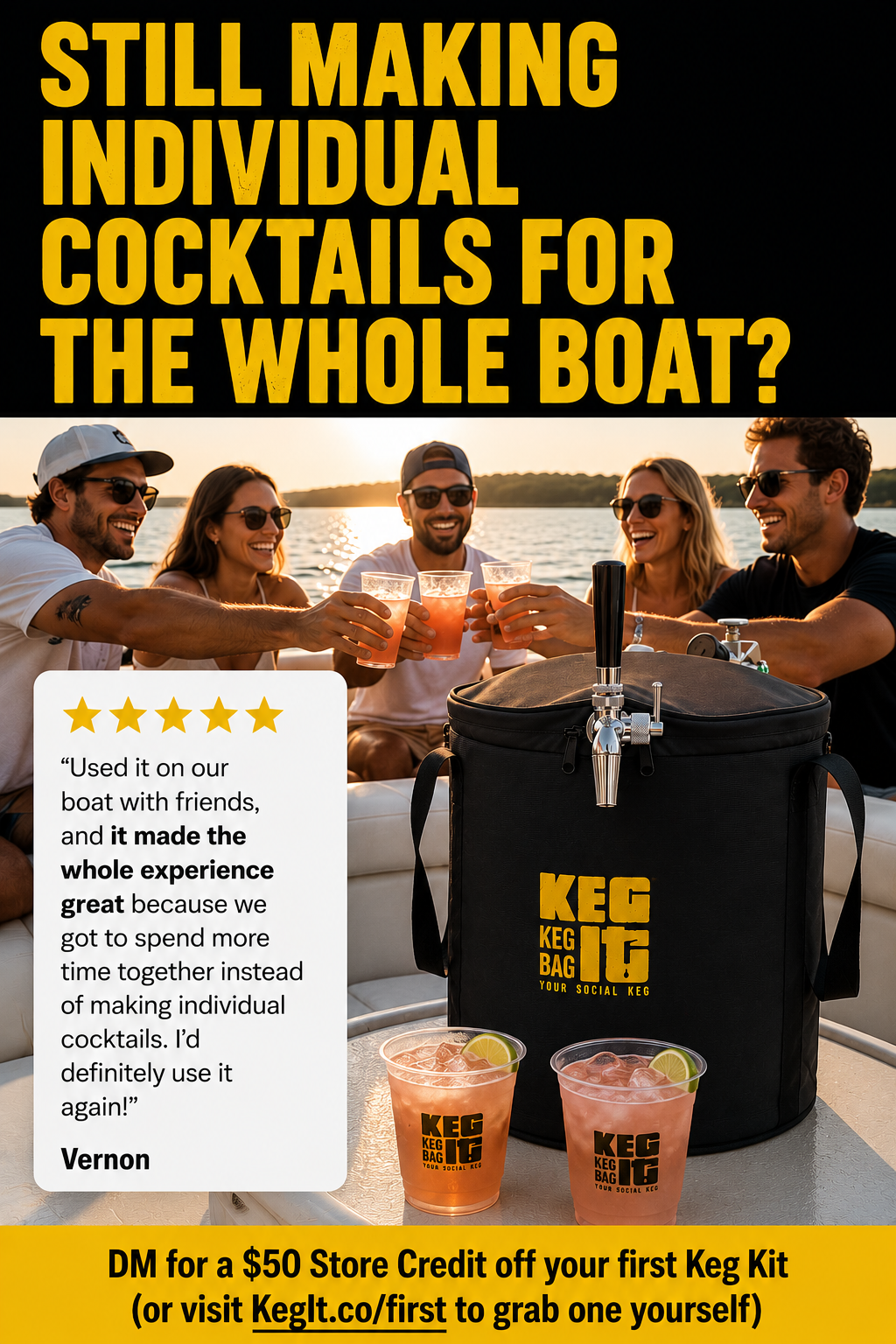 Keg It® Two-Keg Tailgate Rig — Limited Release