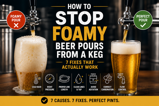 How to Stop Foamy Beer Pours from a Keg: 7 Fixes That Actually Work