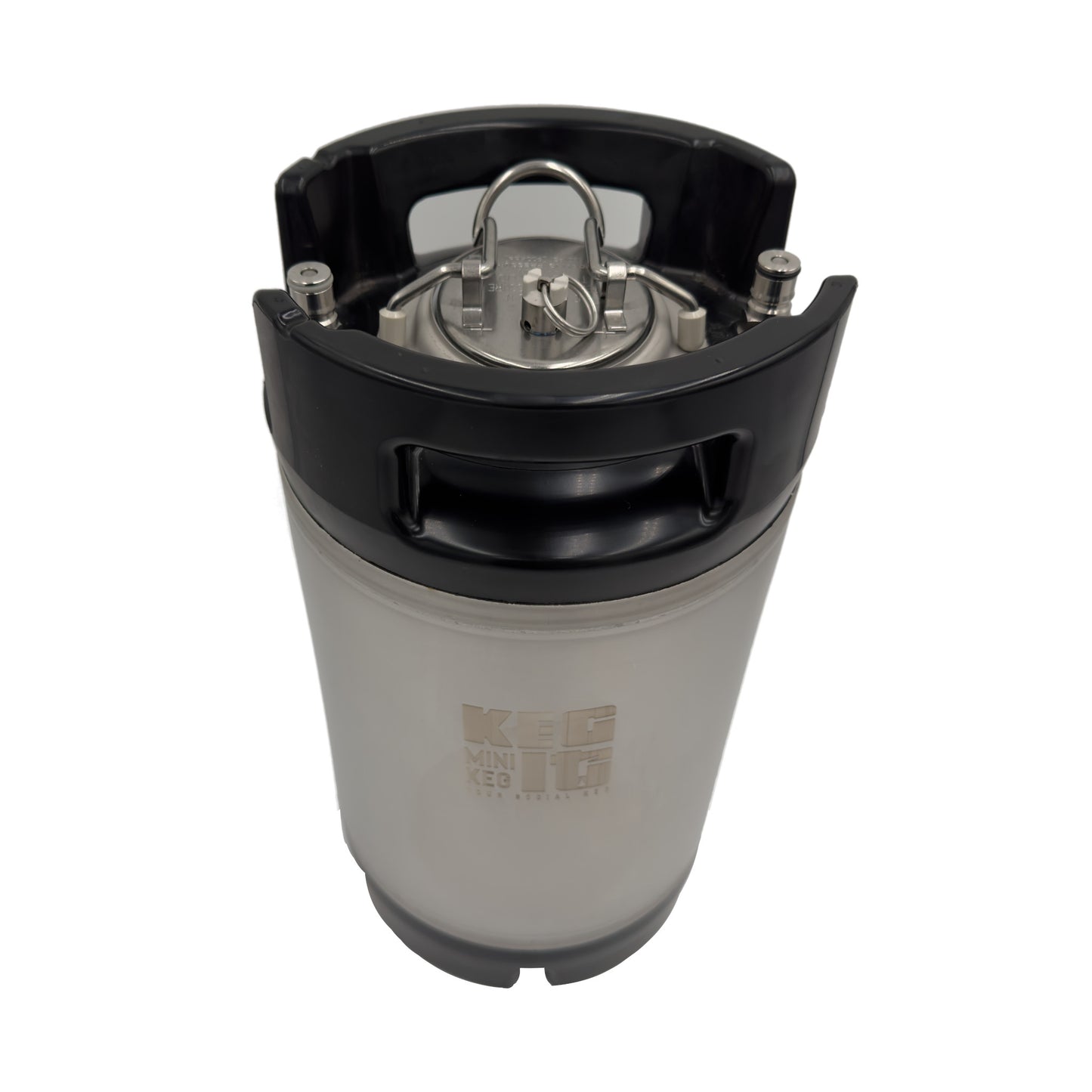 Keg It® Mini Keg (Premium 2.5 gal Stainless Steel Easy-Open Corny Keg)