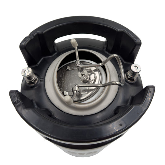 Keg It® Mini Keg (Premium 2.5 gal Stainless Steel Easy-Open Corny Keg)