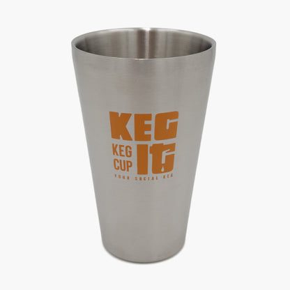 Keg It® Keg Cup Multi-Pack - Dual Walled Stainless Steel Party Pints